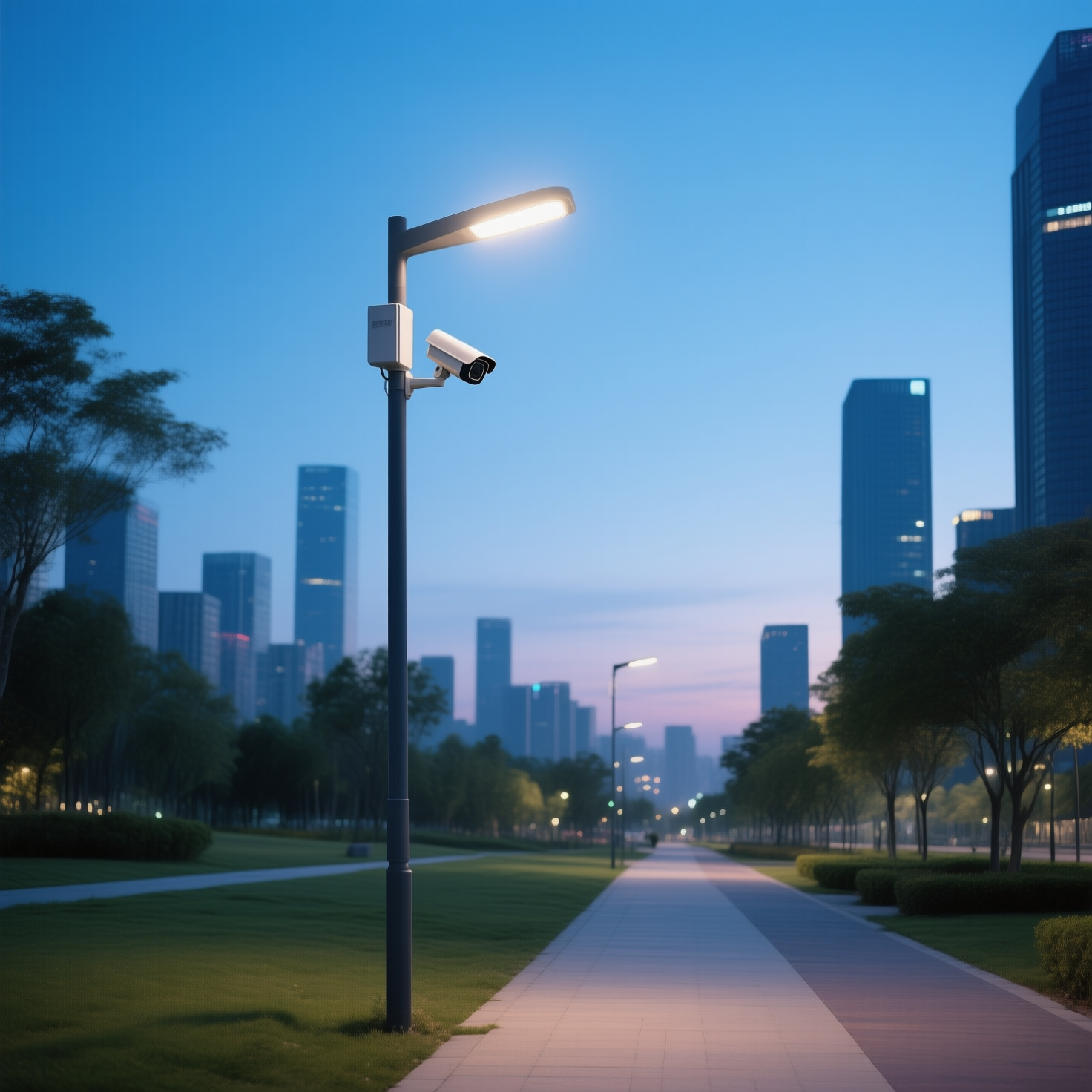 智慧安防路燈系統